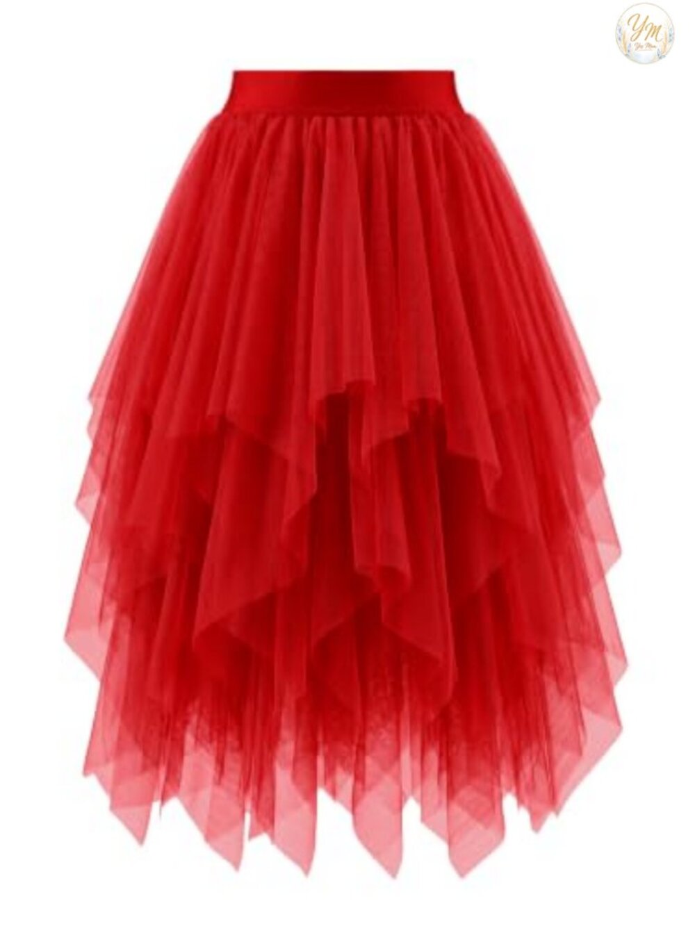 Bridesmay Tulle High Low Fairy Women's Skirt Halloween Cosplay
